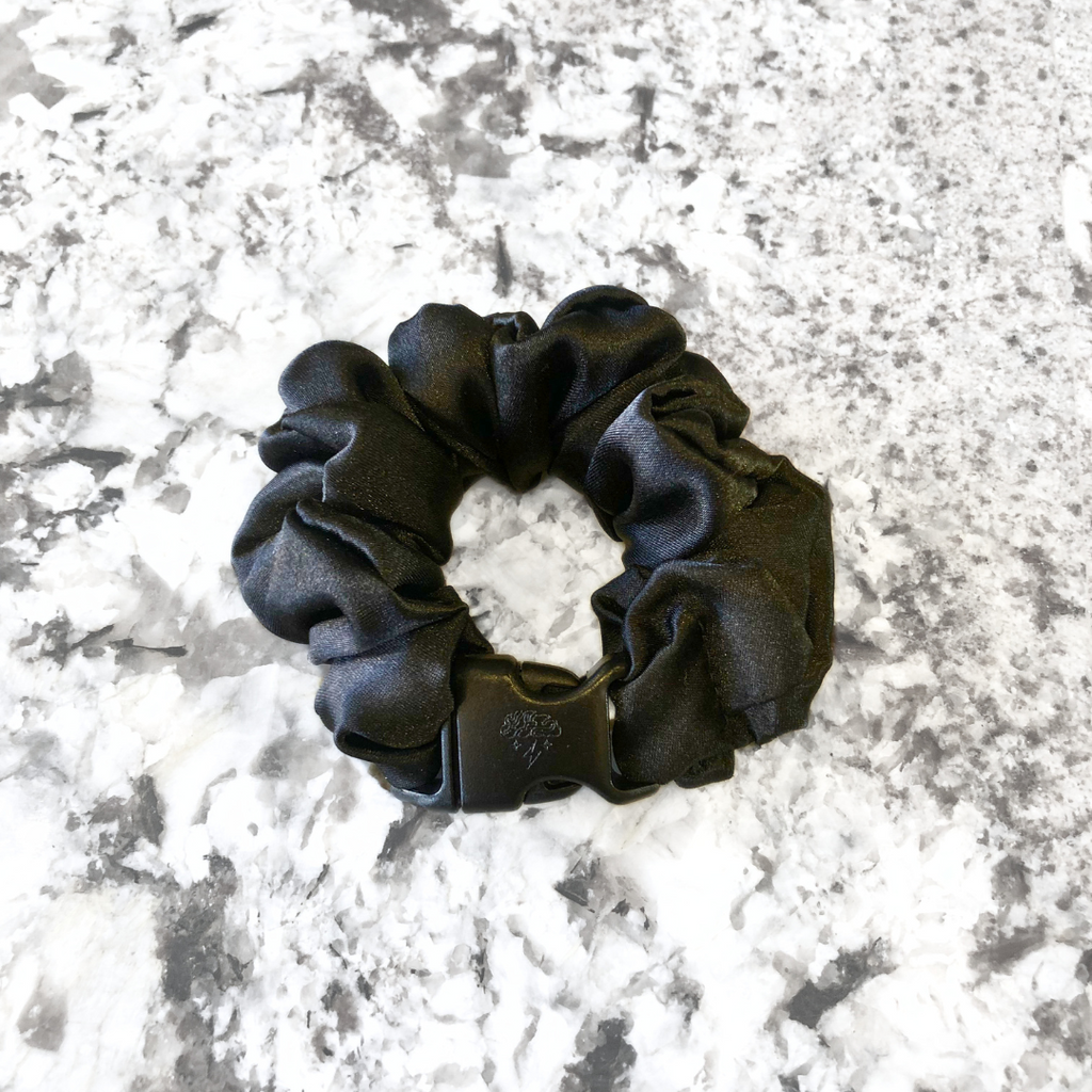 Neutral Buckle Scrunchie