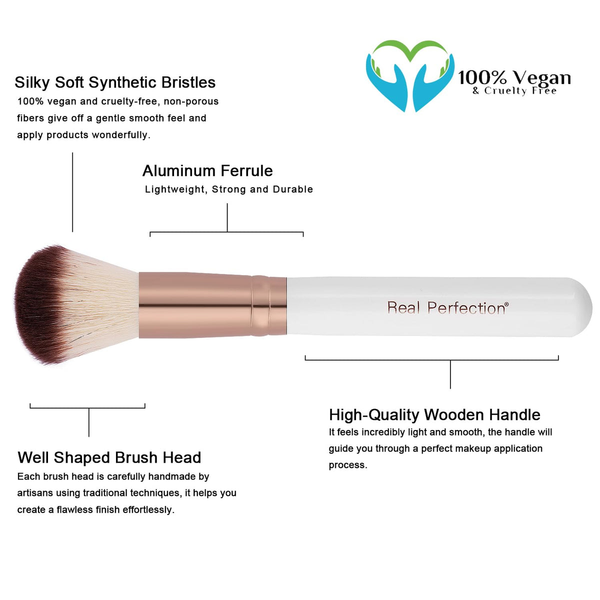 16-Piece Pink Makeup Brush Set