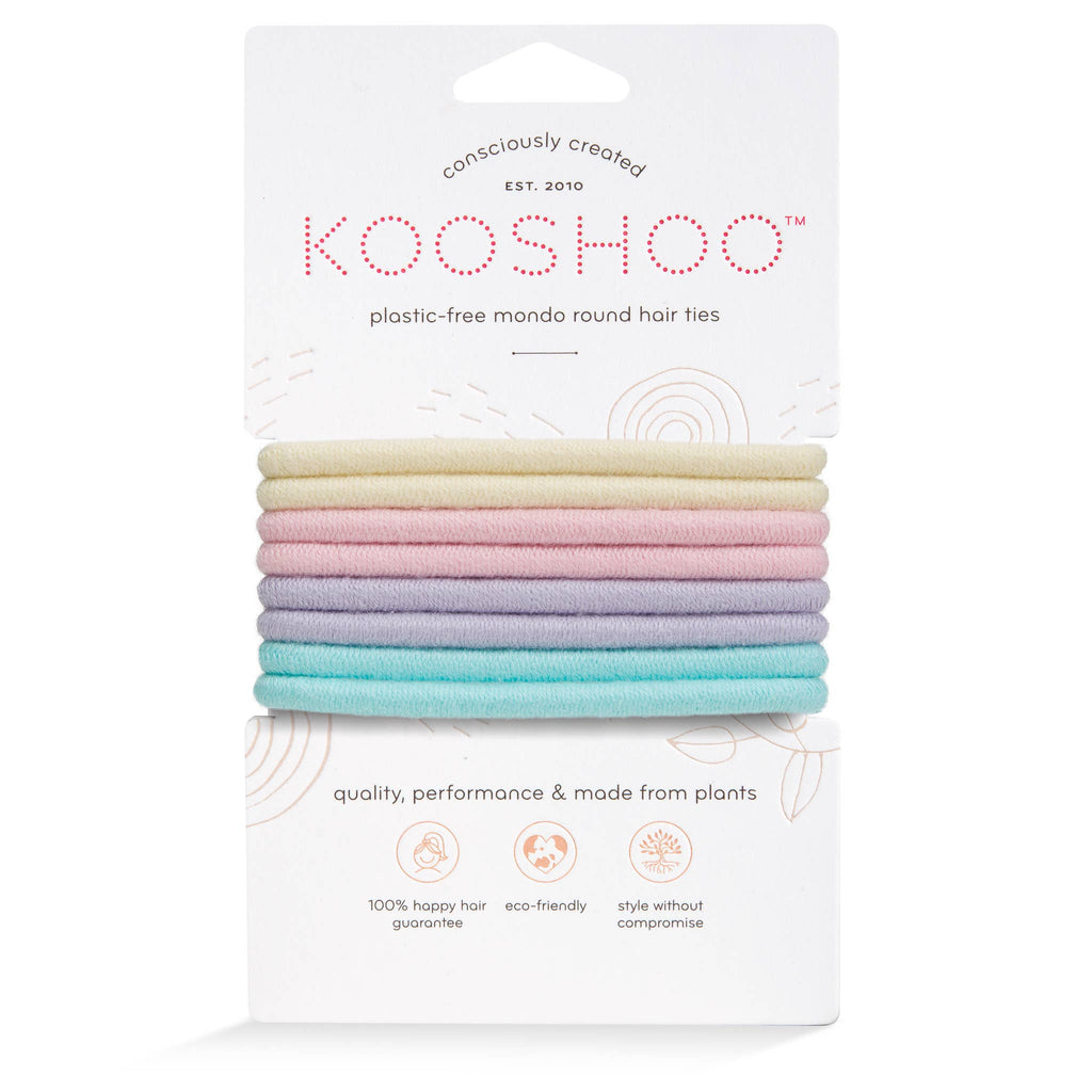 Pastel Blooms Hair Tie 8-Pack