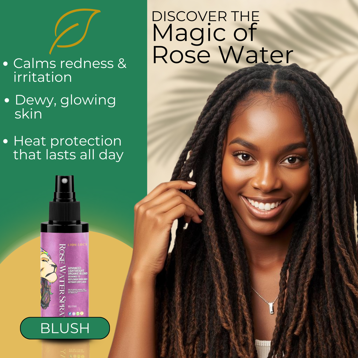 Rose Water Hydrating Hair & Loc Mist