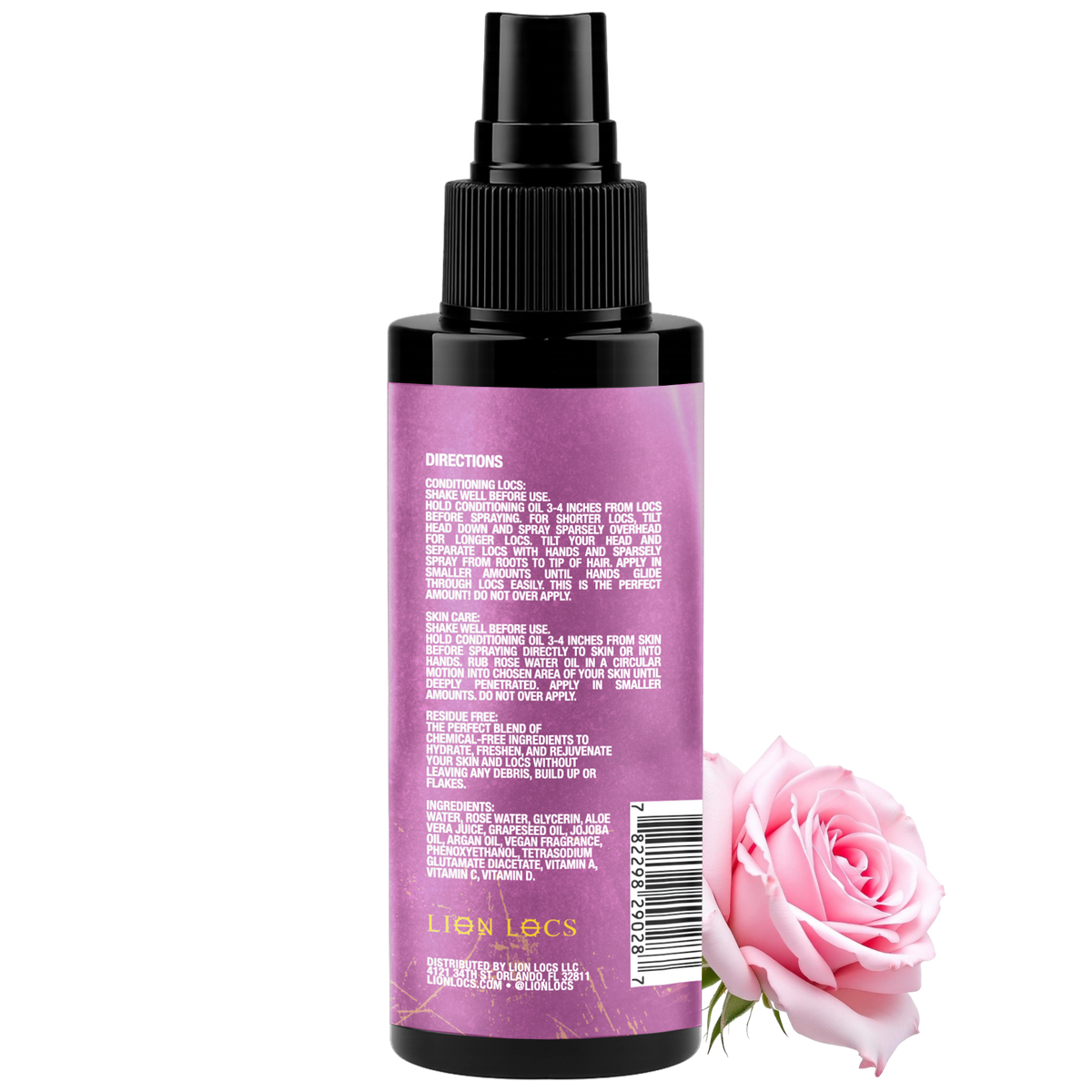Rose Water Hydrating Hair & Loc Mist