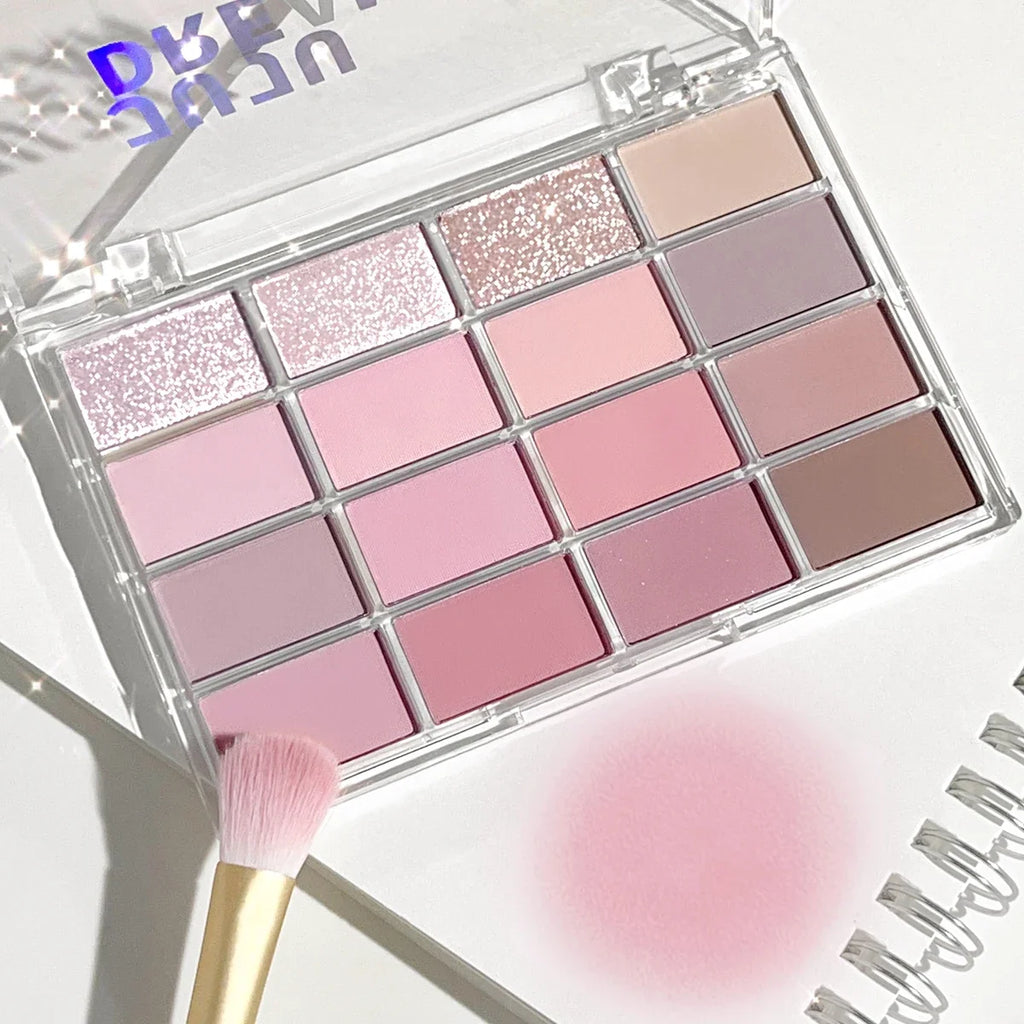16-Color Earth-Tone Eyeshadow Palette