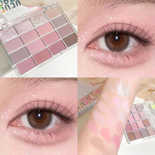 16-Color Earth-Tone Eyeshadow Palette