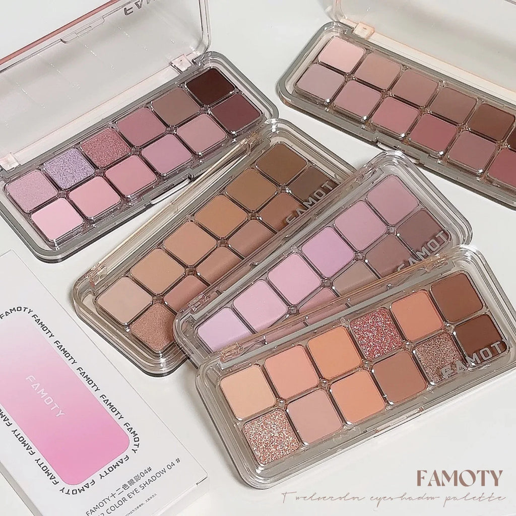 12-Color Matte Eyeshadow Palette