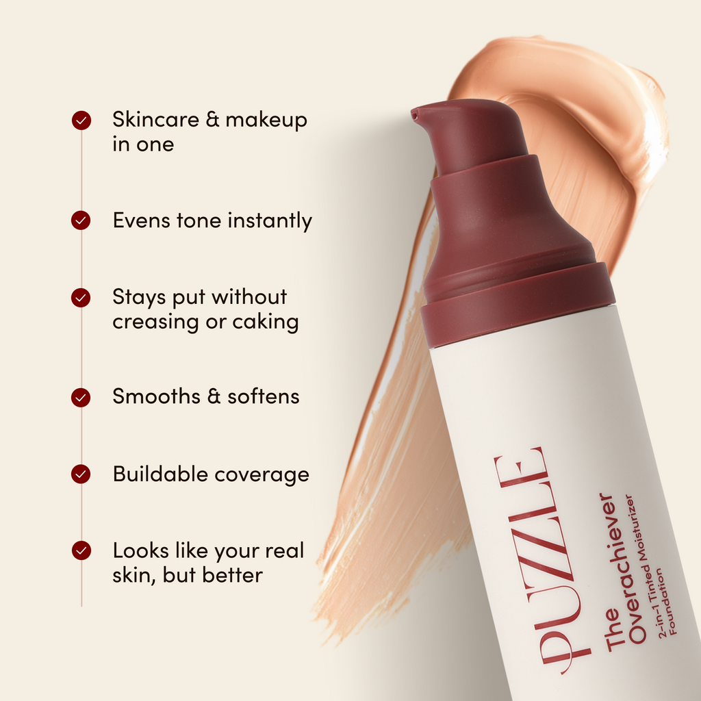 The Overachiever Tinted Moisturizer + Foundation