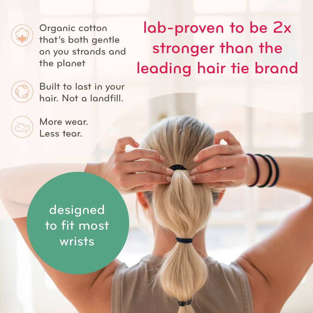 Pastel Blooms Hair Tie 8-Pack