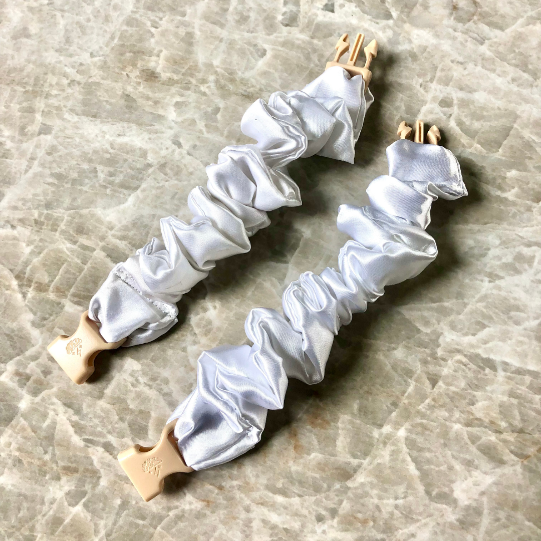 Neutral Buckle Scrunchie
