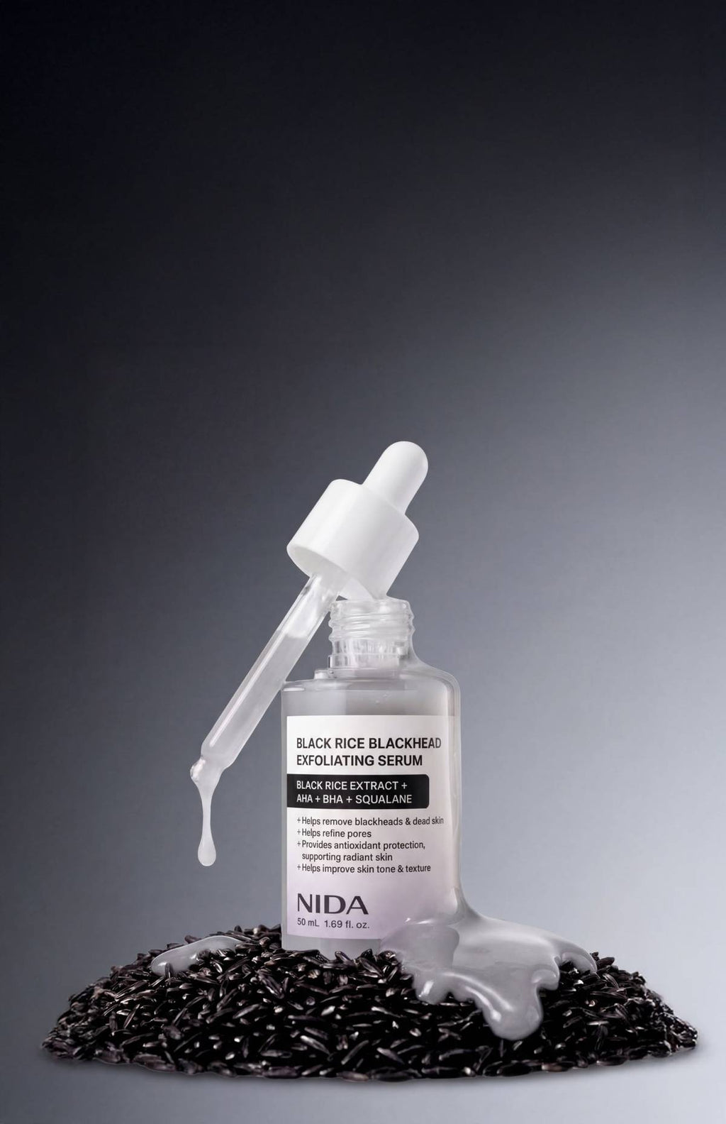 Nida Black Rice Exfoliating Serum