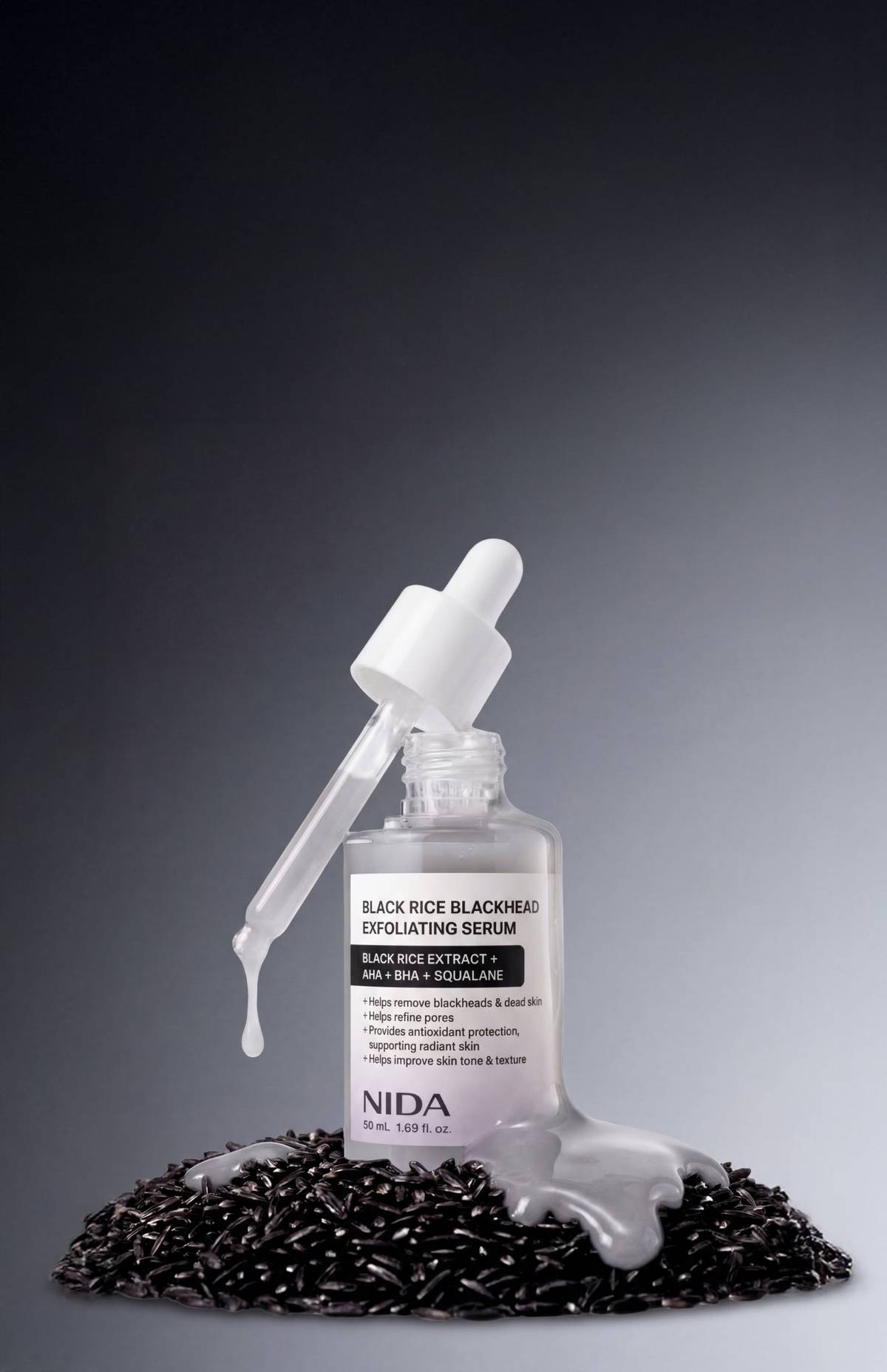 Nida Black Rice Exfoliating Serum
