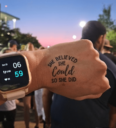 She Believed She Could So She Did - Tattoo